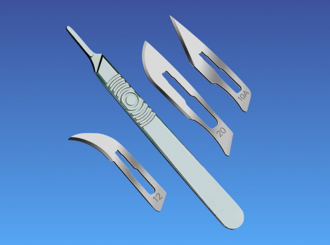 Образовательный центр WETLAB | Types of surgical scalpel blades and their function